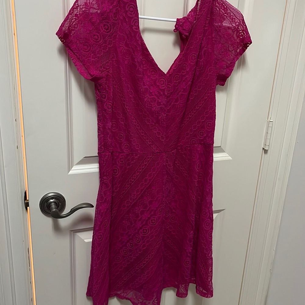 Fuchsia mini dress size XL brand bebop